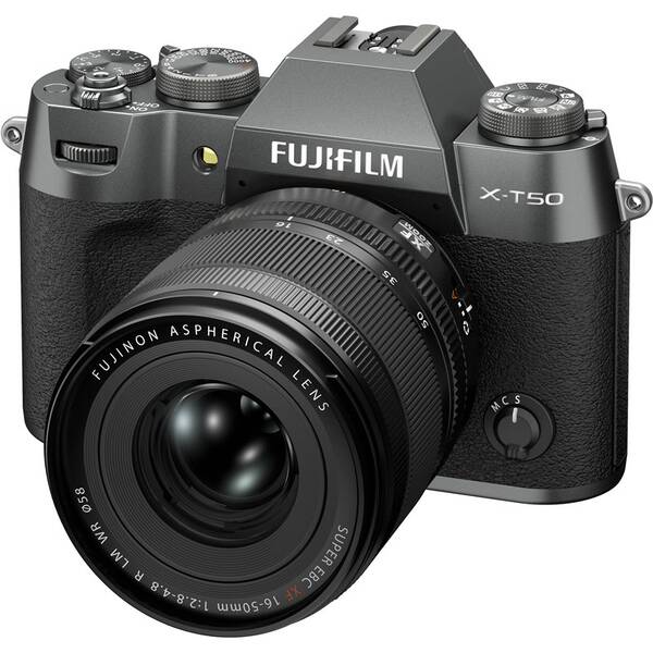 Digitálny fotoaparát Fujifilm X-T50 + XF 16-50mm f/2.8-4.8 R LM WR čierny/sivý

