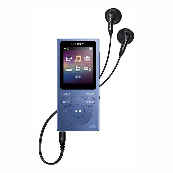 MP3 prehrávač Sony NW-E394L modrý

