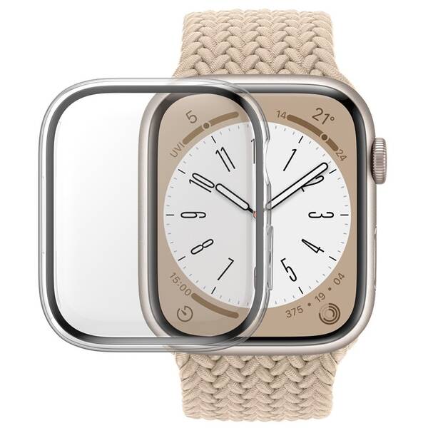 Ochranné puzdro PanzerGlass Full Protection na Apple Watch 7/8/9 (45 mm) priehľadné

