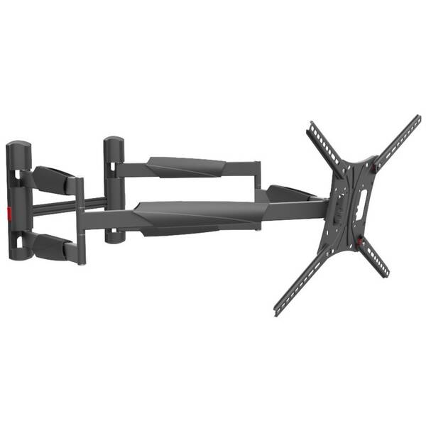 Držiak na TV Barkan BM466XP, polohovateľný, pre uhlopriečky 13" až 90", nosnosť 60 kg čierny

