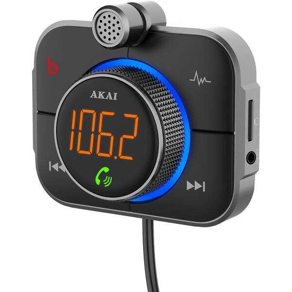 FM Transmitter AKAI FMT-95BT čierny

