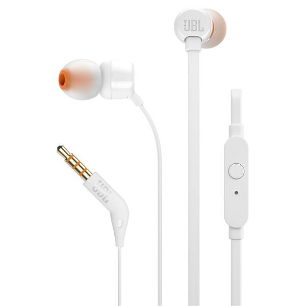 Slúchadlá JBL T110 biela

