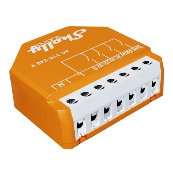 Modul Shelly Wave i4 modul, 4 vstupy, Z-Wave oranžový

