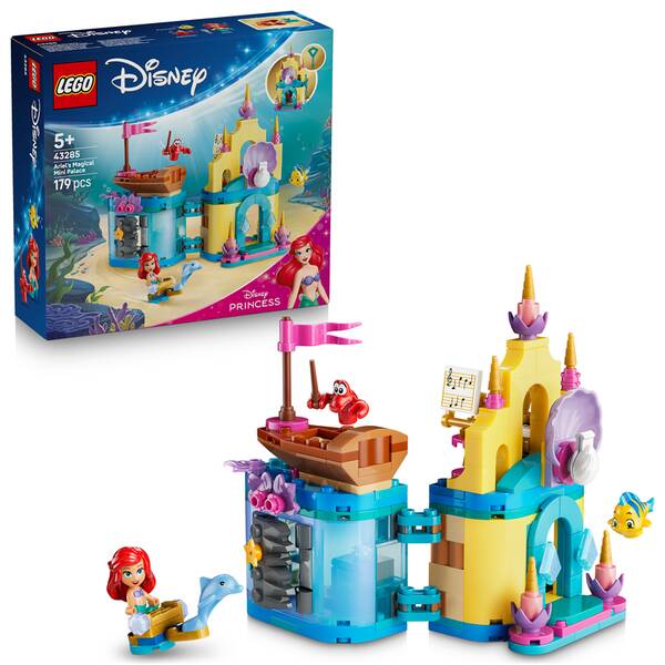 Stavebnica LEGO® │ Disney 43285 Ariel a jej kúzelný miniatúrny palác 

