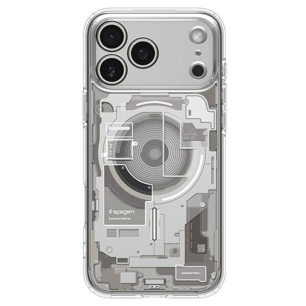Kryt na mobil Spigen Ultra Hybrid MagSafe na Apple iPhone 18 Pro / 17 Pro sivý

