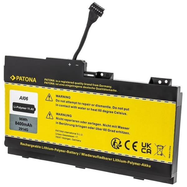 Batéria PATONA pre HP ZBook 17 G3 8400mAh Li-Pol 11,4 V AI06XL 

