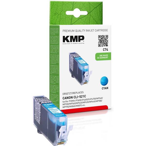 Cartridge Kmp Canon CLI-521C, 535 stran 

