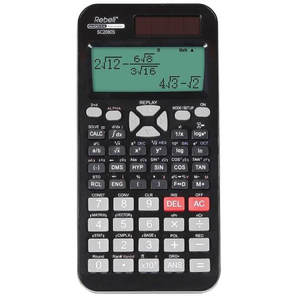Kalkulačka Rebell RE-SC2080S čierna

