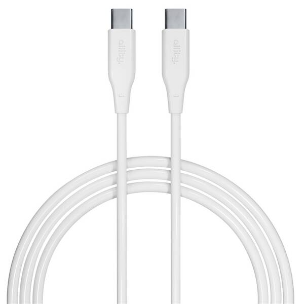 Kábel Allity AUC-02, 100W, USB-C/USB-C, 2m biely

