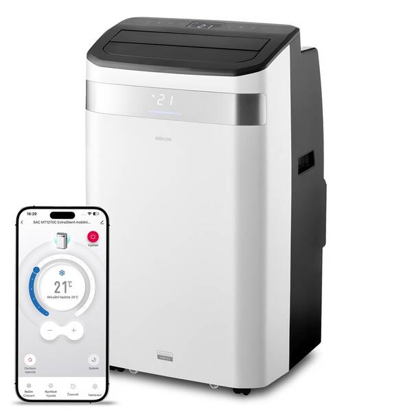 Mobilná klimatizácia Sencor SAC MT1270C EXTRASILENT, 12 000 BTU/h biela

