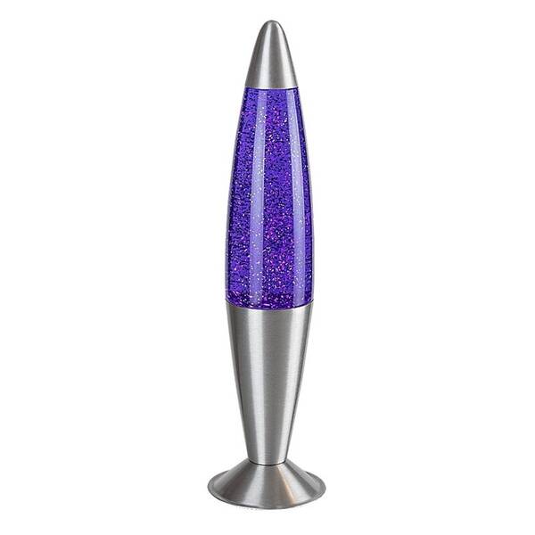 Stolná lampička Rabalux GLITTER2 strieborná/fialová

