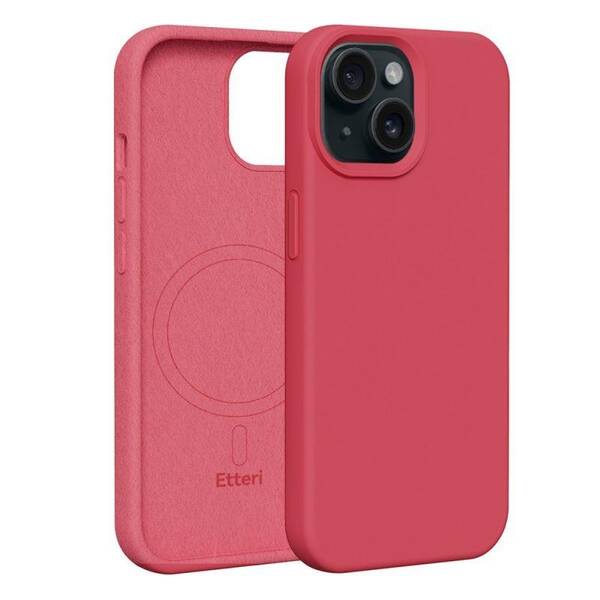Kryt na mobil CPA Etteri Mag na Apple iPhone 15 červený

