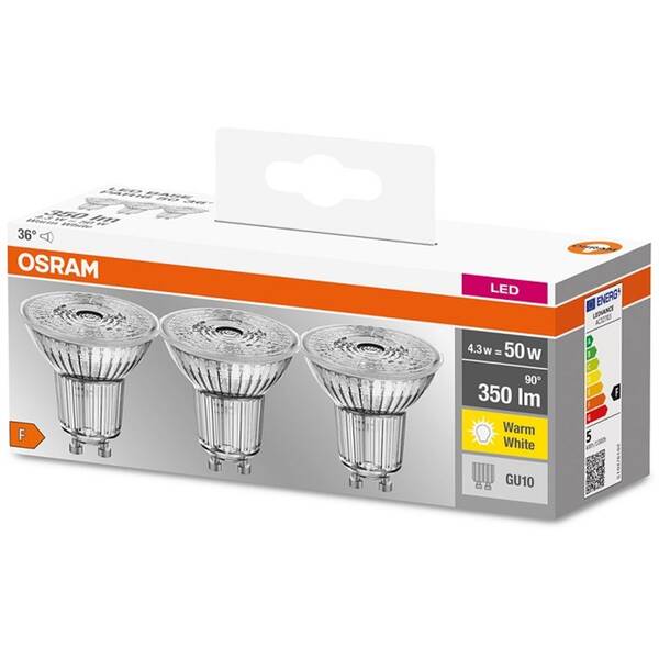 LED žiarovka Osram PAR16 4,3W/827GU10 

