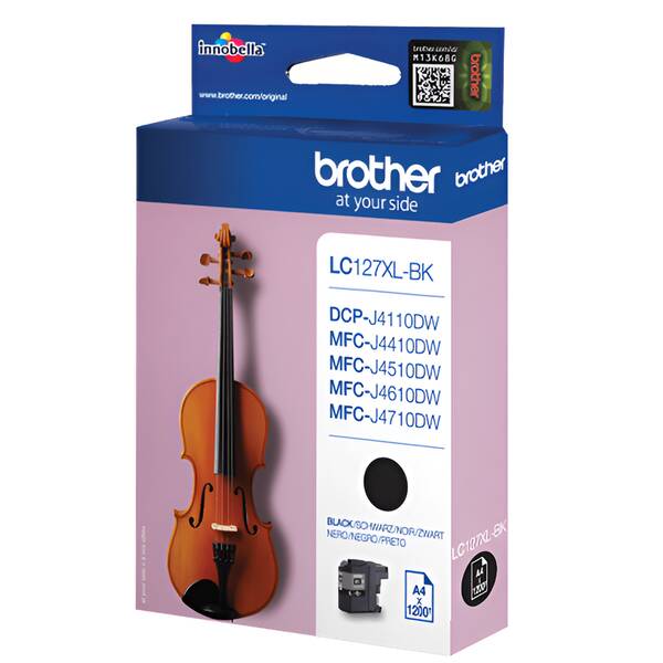 Cartridge Brother LC-127XLBK, 1200 strán čierna

