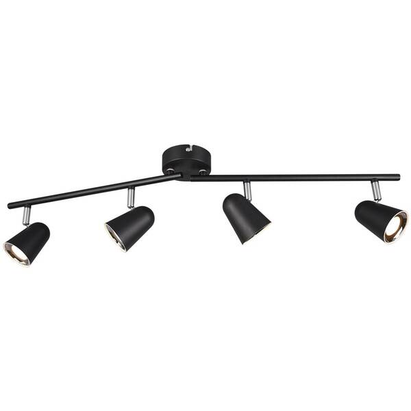 Bodové svietidlo Reality Toulouse 4x LED čierne

