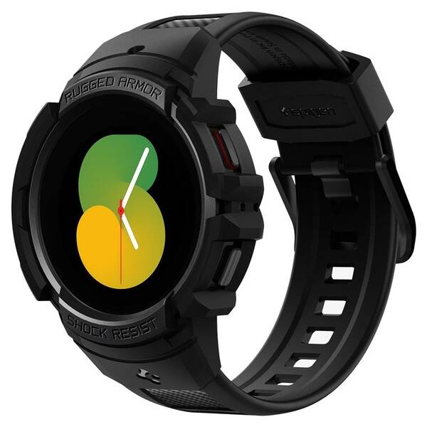 Ochranné puzdro Spigen Rugged Armor Pro na Samsung Galaxy Watch5/4 44 mm čierny

