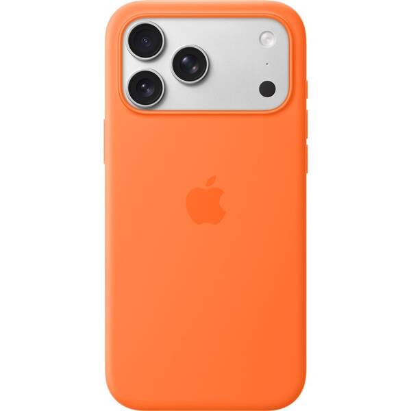 Kryt na mobil Apple iPhone 17 Pro Max silikónový s MagSafe – oranžový 

