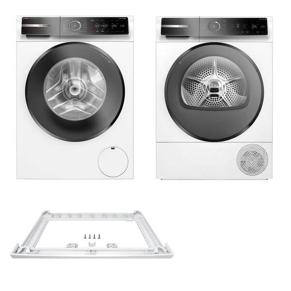 Set výrobkov Bosch WGB244A0CS + WQB246DNCS + WTZ27510 biely

