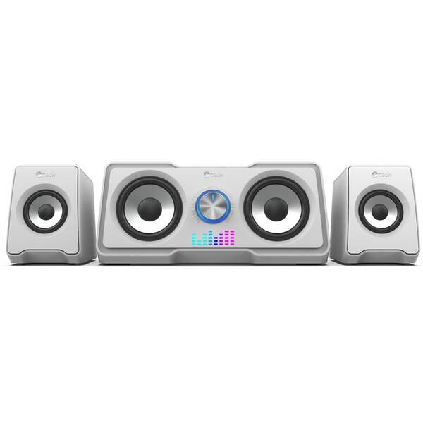 Reproduktory C-Tech SPK-16, 2.2, RGB biele

