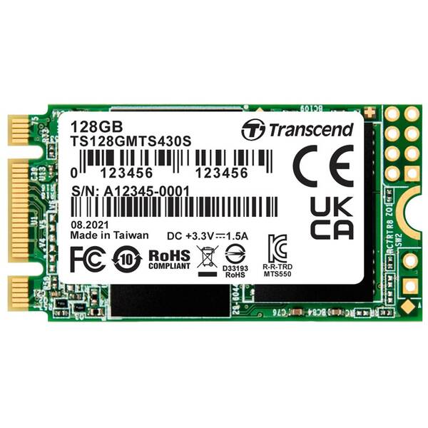 SSD Transcend MTS430S 128GB M.2 2242 

