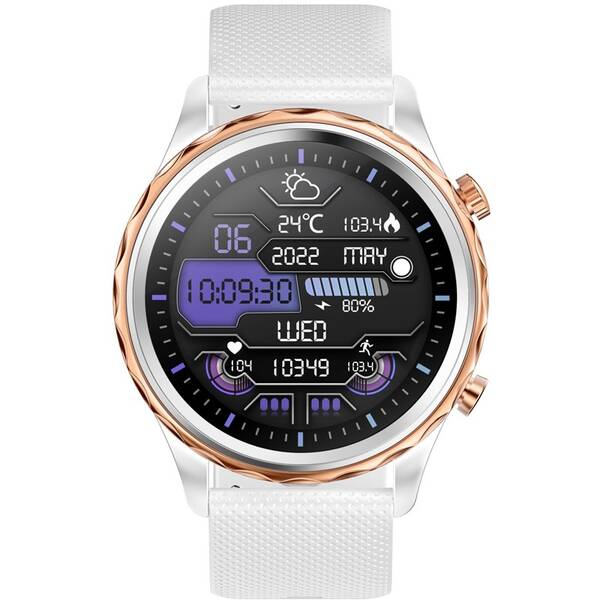 Inteligentné hodinky Carneo Queen HR+ - rosegold 

