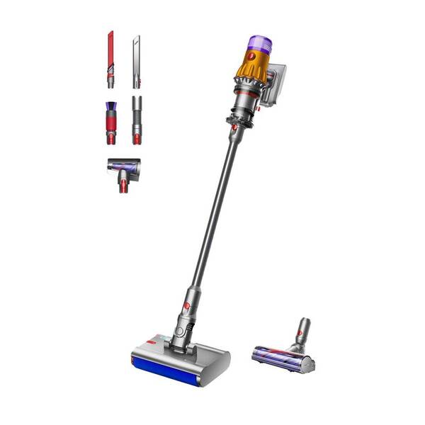 Tyčový vysávač Dyson V12s Detect Slim Submarine + sada pre detailné upratovanie strieborný

