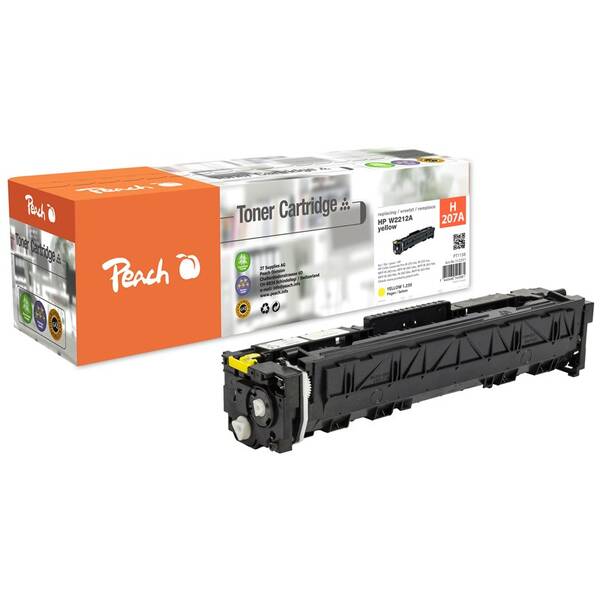 Toner Peach HP 207A, W2212A, 1250 strán žltý

