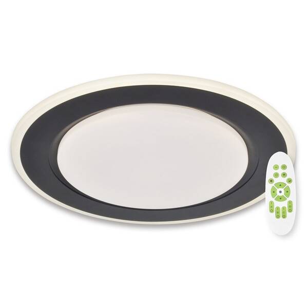 LED stropné svietidlo Top Light Norman 40C RC čierne

