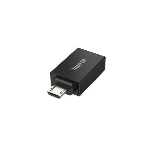 Redukcia Hama Micro USB (M)/ USB (F) čierna

