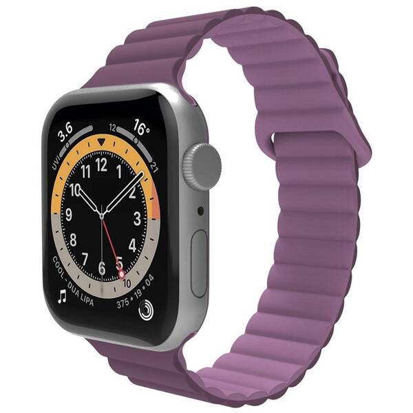 Remienok Celly magnetický na Apple Watch 42/44/45 mm fialový

