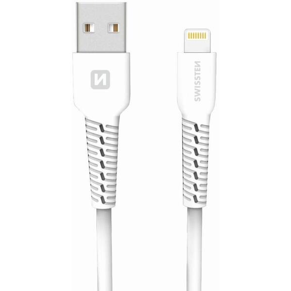 Kábel Swissten USB/LGHT 1 WHT 

