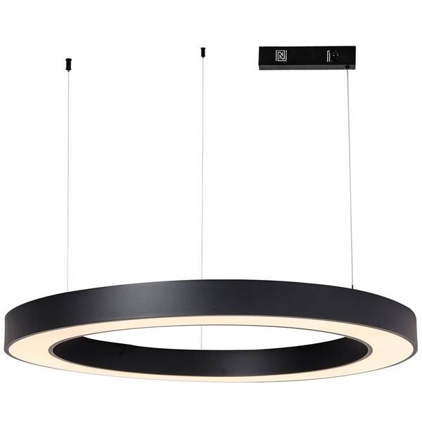 Závesné svietidlo IMMAX NEO PASTEL SLIM SMART, 95 cm, 68W, Zigbee 3.0, Tuya čierne

