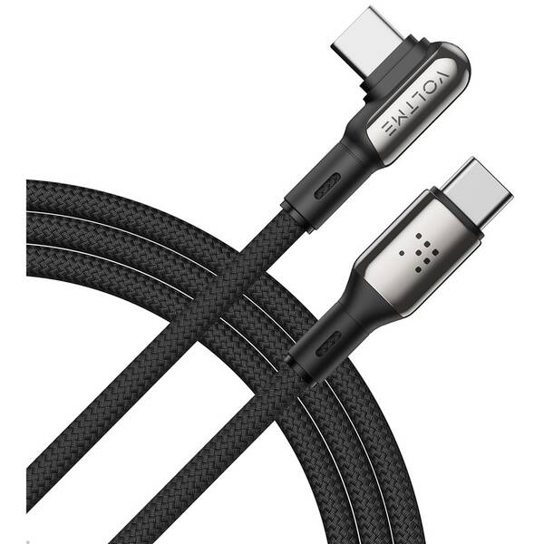 Kábel Voltme Powerlink Stark Series USB-C/USB-C, CTC 5A/100W 2m čierny

