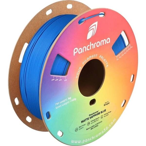 Tlačová struna (filament) Polymaker Panchroma PLA Matte modrý

