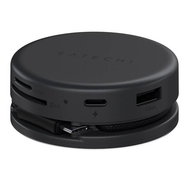 USB Hub Satechi OntheGo 7-in-1 Multiport Adapter čierny

