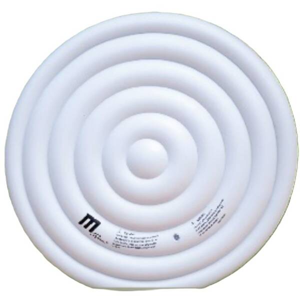 Kryt MSpa pro kruhové vířivky pro 6 osob (162 cm) biely

