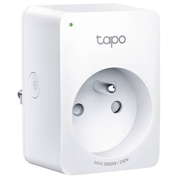 Inteligentná zásuvka TP-Link Tapo P110M, s meraním spotreby a Matter biela

