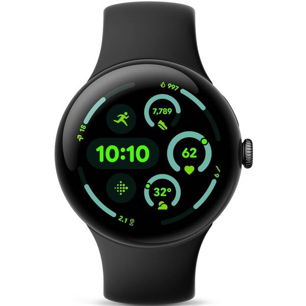 Inteligentné hodinky Google Pixel Watch 3 45mm - Obsidian 

