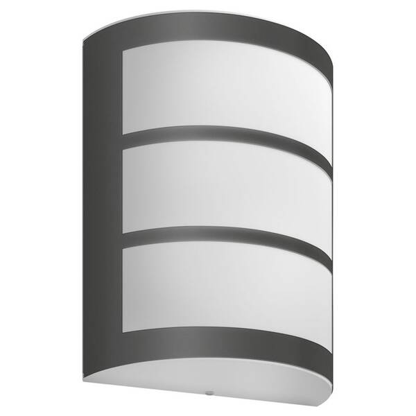 Nástenné svietidlo Philips Python, LED, neutrálna biela - antracitové 


