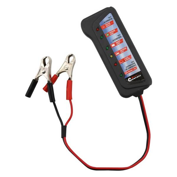 Tester autobatérie Compass a alternátoru 12 V 

