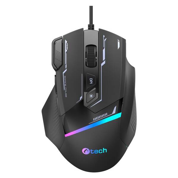 Myš C-Tech Zyra RGB čierna

