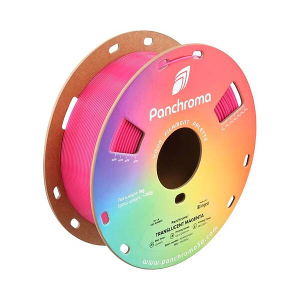 Tlačová struna (filament) Polymaker Panchroma PLA Translucent ružový

