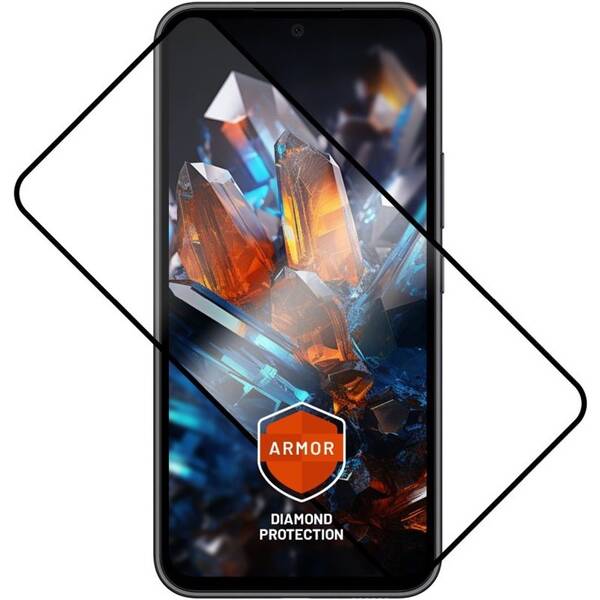 Tvrdené sklo FIXED Armor s aplikátorem na Samsung Galaxy S24+ čierne

