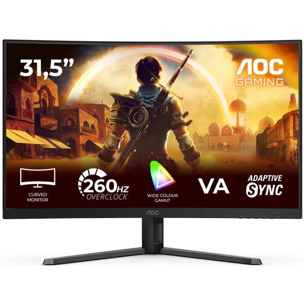 Herný monitor AOC C32G42ZE čierny

