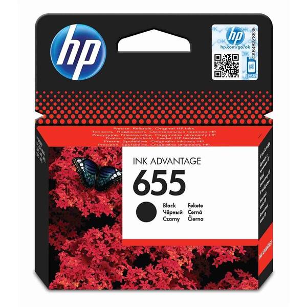 Cartridge HP 655, 550 strán čierna

