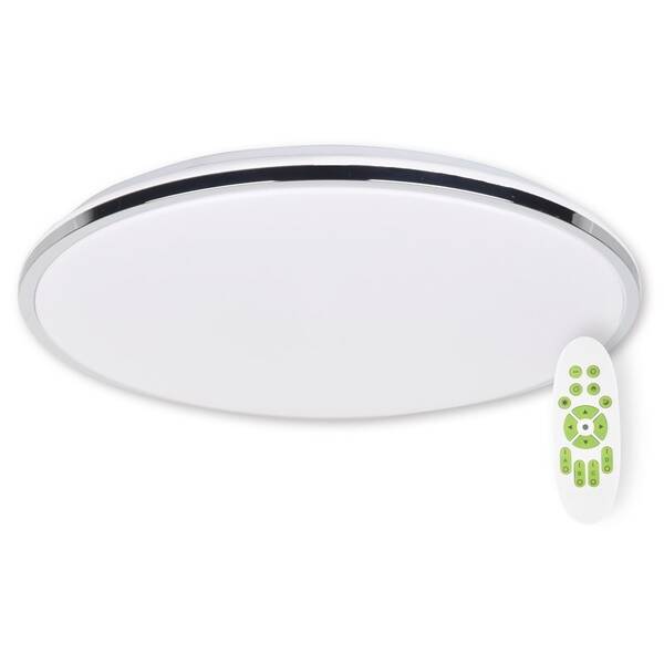 LED stropné svietidlo Top Light Silver KXL RC biele/chróm


