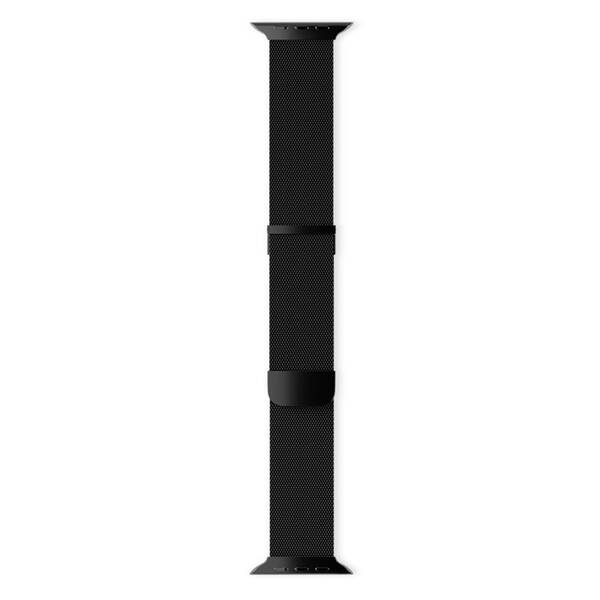 Remienok Epico Strap Milanese+ na Apple Watch 38/40/41mm čierny

