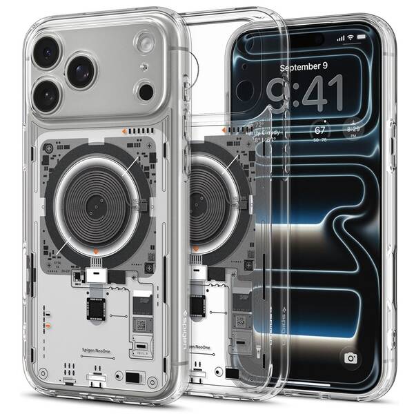 Kryt na mobil Spigen Ultra Hybrid MagSafe na Apple iPhone 18 Pro / 17 Pro priehľadný

