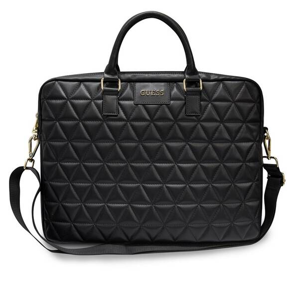 Brašna na notebook Guess Quilted 15" čierne

