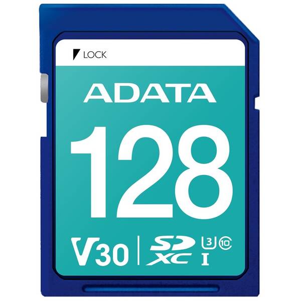 Pamäťová karta ADATA SDXC 128GB UHS-I U3 (95R/60W) 

